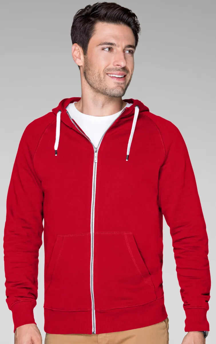 Red Bridge sweatjack met capuchon voor heren, ritssluiting, R-logo