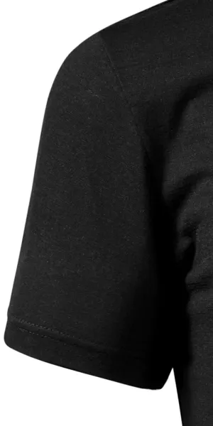 Heren T-shirt van merinowol - Klassieke korte mouwen