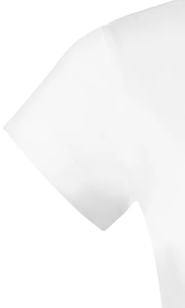 Dames slim fit T-shirt met ronde halslijn - Korte mouwen
