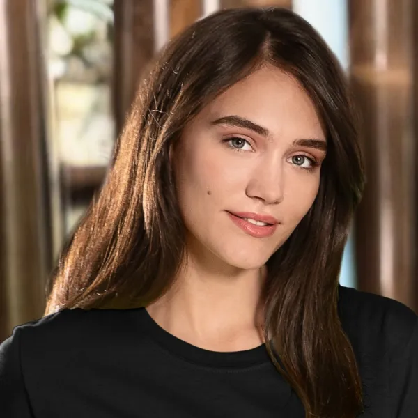 Klassiek dames T-shirt - Klassieke ronde halslijn