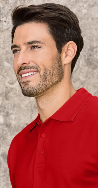 Los poloshirt voor heren - 3-knoops sluiting