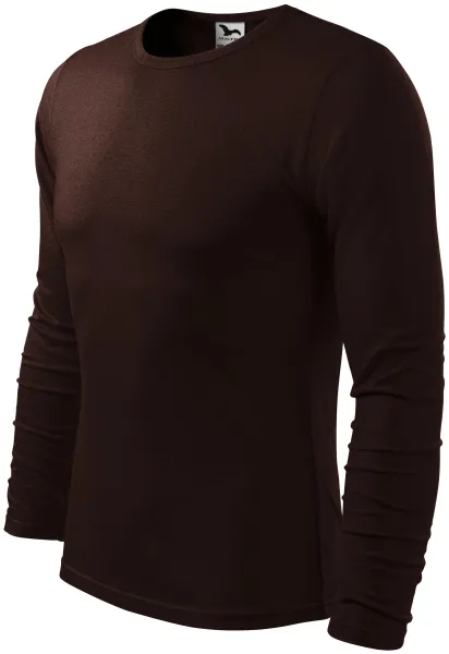 Heren T-shirt met lange mouwen - Heren katoenen t-shirt voor elke dag
