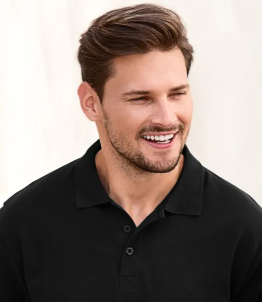 Elegant poloshirt voor heren - 3-knoopssluiting