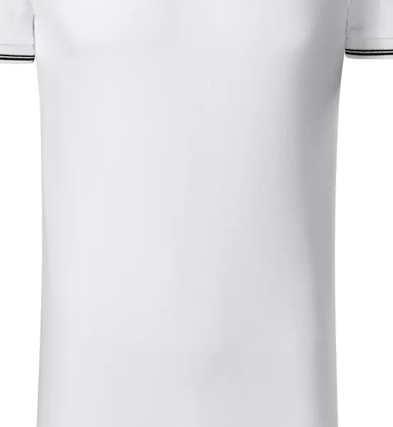 Contrasterend poloshirt voor heren - Zacht taps toelopende snit