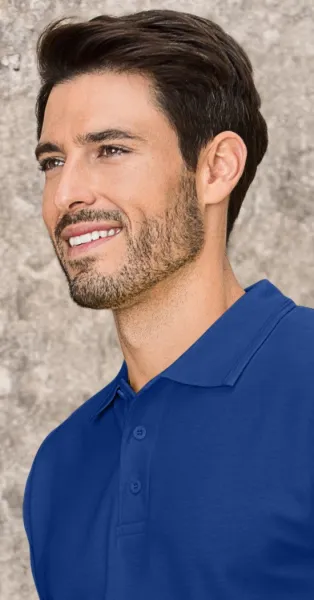 Los poloshirt voor heren - 3-knoops sluiting