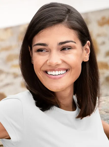 Trendy dames T-shirt - Klassieke ronde halslijn