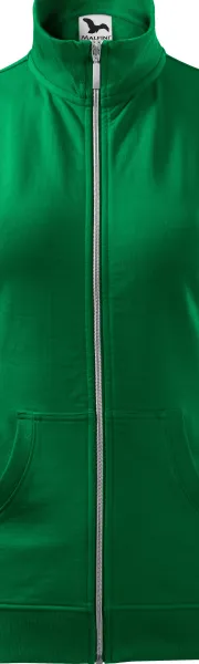 Dames sweatshirt zonder capuchon - Metalen ritssluiting
