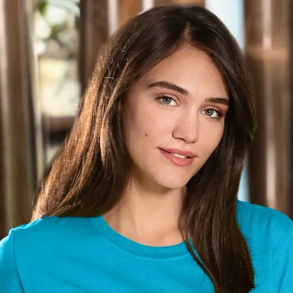 Klassiek dames T-shirt - Klassieke ronde halslijn