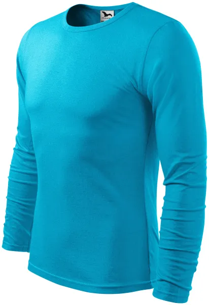 Heren T-shirt met lange mouwen - Heren katoenen t-shirt voor elke dag