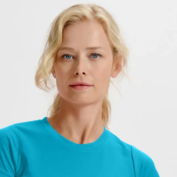 Dames sport T-shirt - Klassieke ronde halslijn