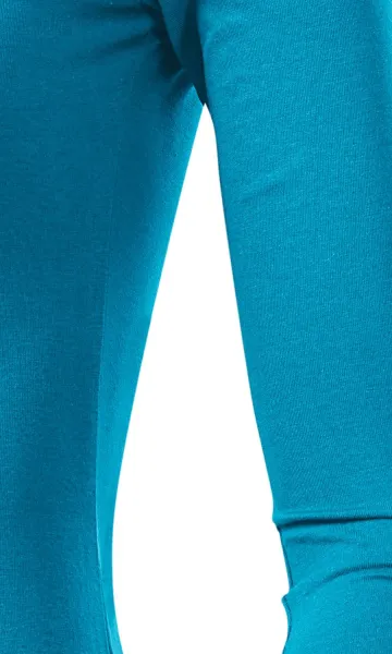 Dames T-shirt met lange mouwen - Gesneden met zijnaden