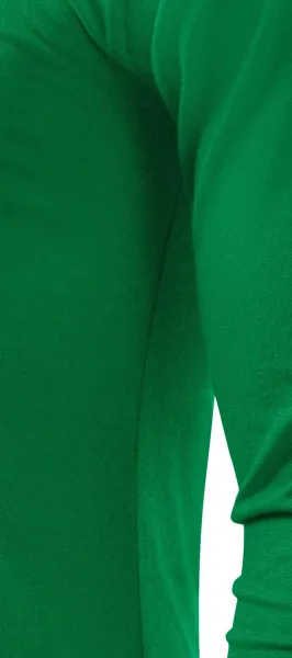 Heren T-shirt met lange mouwen - Gesneden met zijnaden