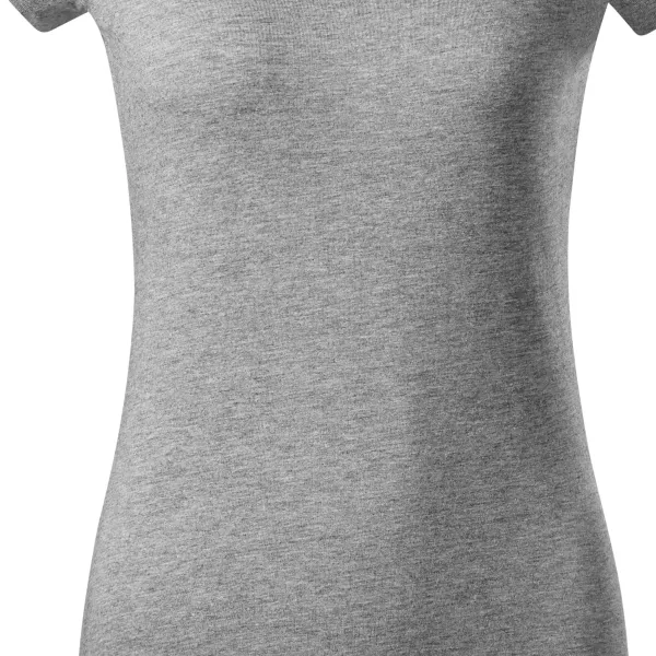 Dames slim fit T-shirt met V-halslijn - Zacht taps toelopende snit