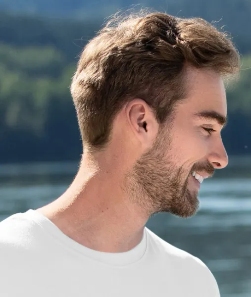 Modieus T-shirt voor heren - Klassieke ronde halslijn