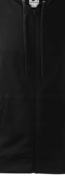 Herensweatshirt met capuchon - Ritssluiting in dezelfde kleur als de sweater.