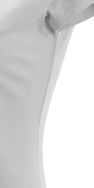 Dames T-shirt met zeer korte mouwen - Gesneden met zijnaden