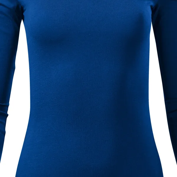 Dames T-shirt met lange mouwen - Licht getailleerde snit
