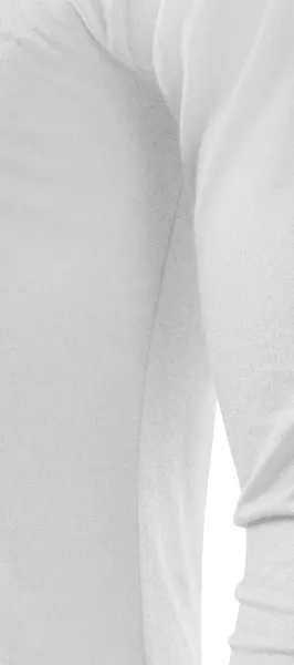 Heren T-shirt met lange mouwen - Gesneden met zijnaden