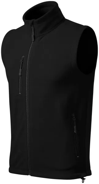 Contrast vest van fleece - Fleecevest met contrasterende elementen