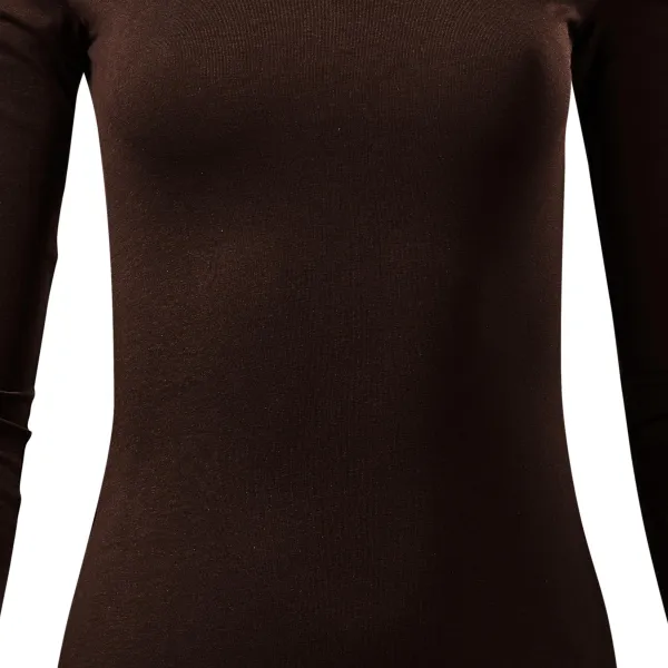 Dames T-shirt met lange mouwen - Licht getailleerde snit