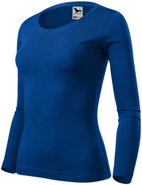 Dames T-shirt met lange mouwen - Dames katoenen t-shirt voor elke dag