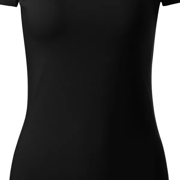 Dames T-shirt met decoratieve stiksels - Slanke, taps toelopende pasvorm