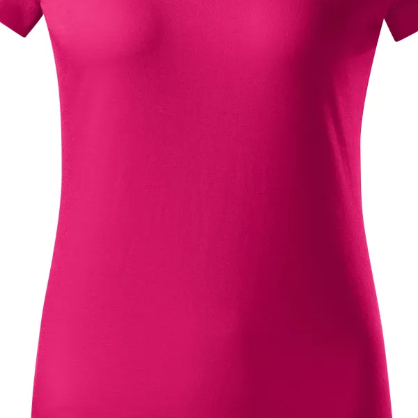 Dames eenvoudig T-shirt - Zacht taps toelopende snit