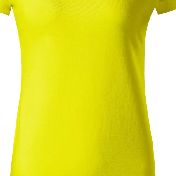 Dames eenvoudig T-shirt - Zacht taps toelopende snit