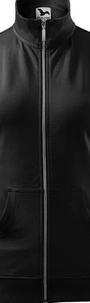 Dames sweatshirt zonder capuchon - Metalen ritssluiting
