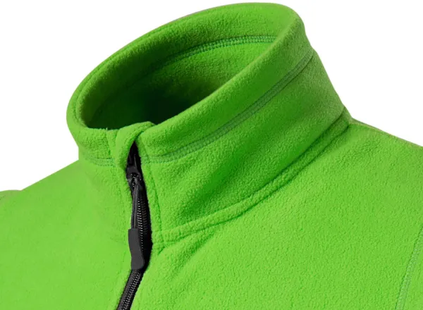 Contrast vest van fleece - Verhoogde kraag ter bescherming tegen kou in de nek