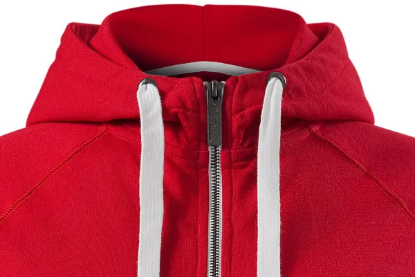 Dames contrasterend sweatshirt met capuchon - Capuchon met trekkoordjes