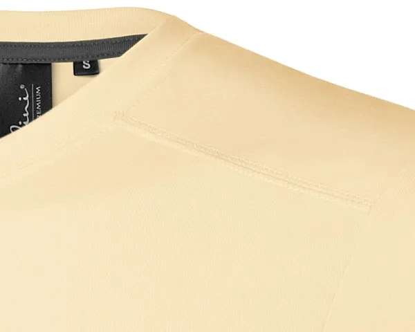 Heren T-shirt versierd - Decoratieve stiksels aan de bovenkant van de voorkant