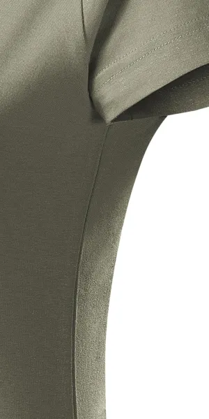 Dames eenvoudig T-shirt - Gesneden met zijnaden