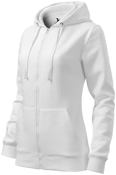 Damessweatshirt met capuchon - Damessweatshirt met rits en capuchon