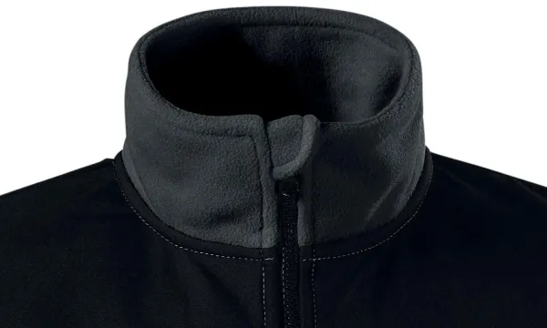 Warm unisex fleecejack - Ritssluiting tot aan de kin