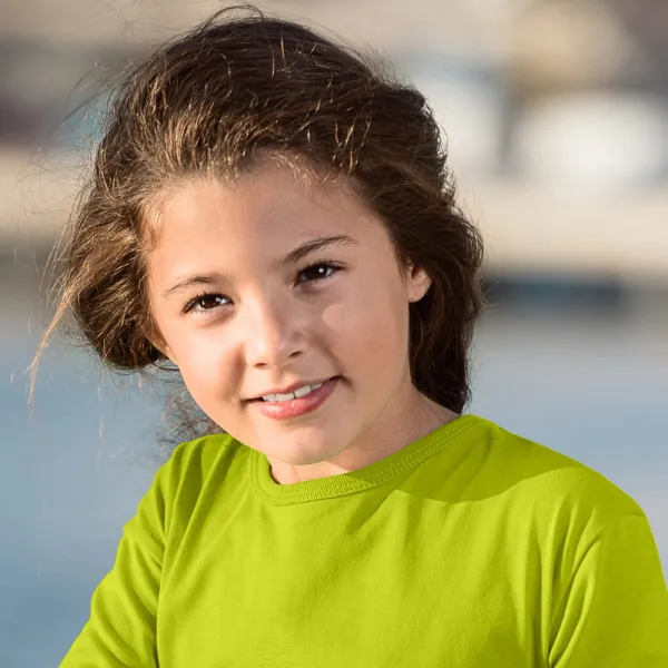 Kinder T-shirt met lange mouwen - Klassieke ronde halslijn