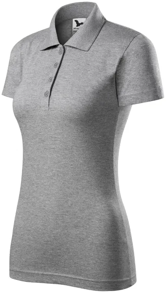 Slim-fit poloshirt voor dames - Dames katoenen poloshirt