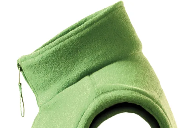 Klassiek fleecevest - Verhoogde kraag ter bescherming tegen kou in de nek