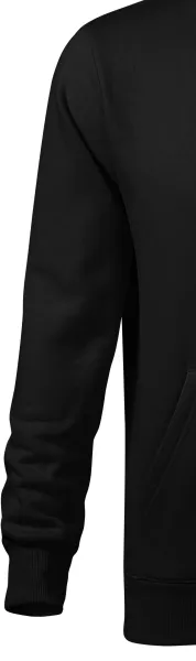 Herensweatshirt met capuchon zonder rits - Klassieke lange mouwen