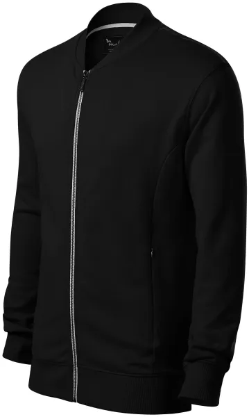 Herensweatshirt met verborgen zakken - Herensweatshirt met ritssluiting en zonder capuchon