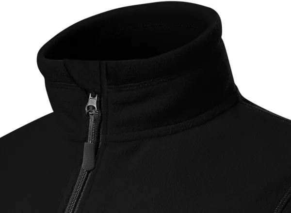 Dames fleece contrast jack - Verhoogde kraag ter bescherming tegen kou in de nek