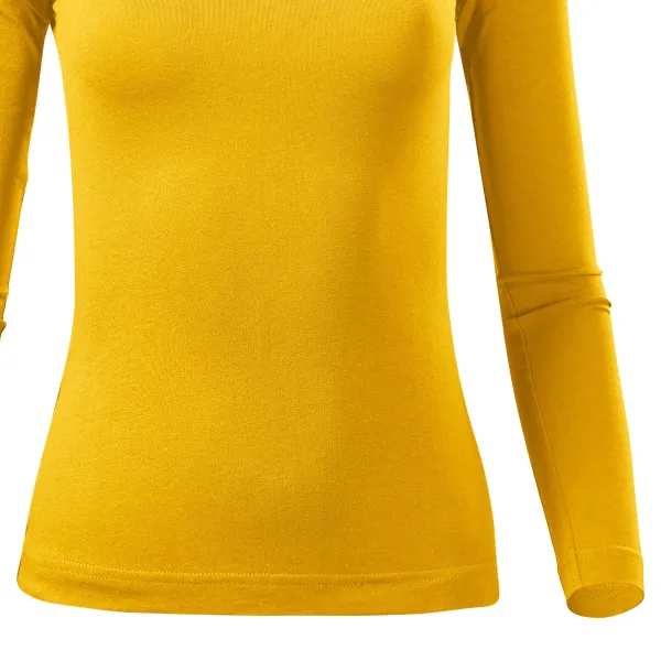 Dames T-shirt met lange mouwen - Licht getailleerde snit