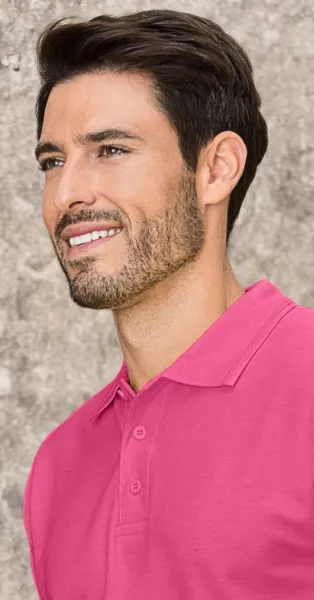 Los poloshirt voor heren - 3-knoops sluiting