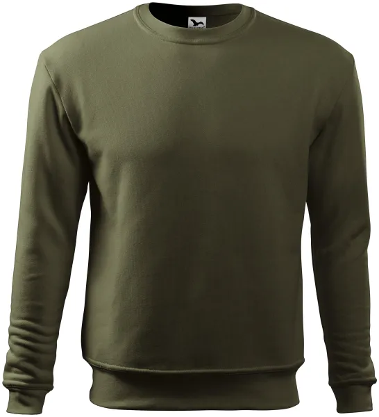 Heren/kinder sweatshirt over het hoofd, zonder capuchon - Losse pasvorm met zijnaden