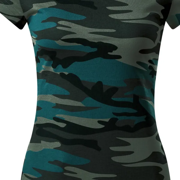 Camouflage T-shirt voor dames - Zacht taps toelopende snit