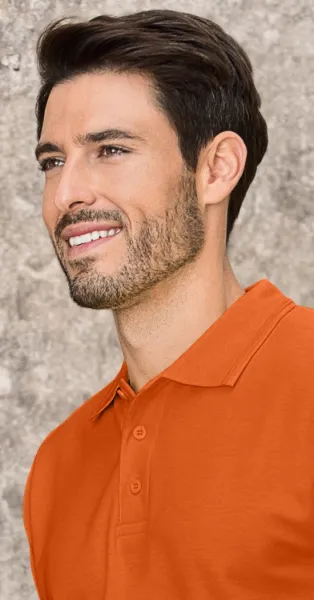 Los poloshirt voor heren - 3-knoops sluiting