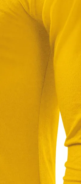 Heren T-shirt met lange mouwen - Gesneden met zijnaden