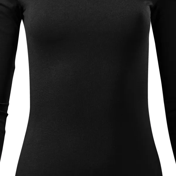 Dames T-shirt met lange mouwen - Licht getailleerde snit