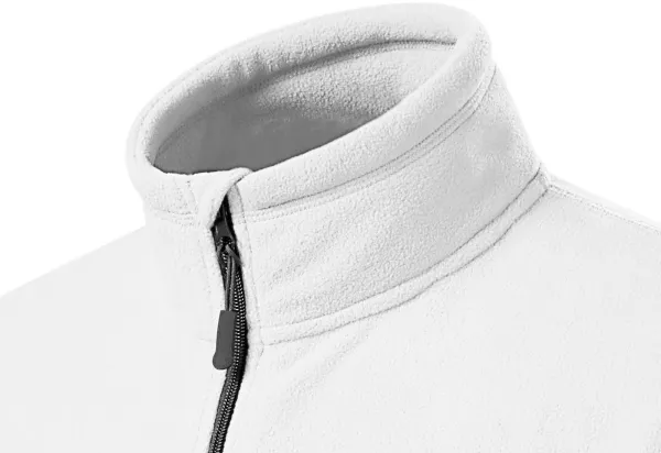 Contrasterend fleecejack voor heren - Verhoogde kraag ter bescherming tegen kou in de nek