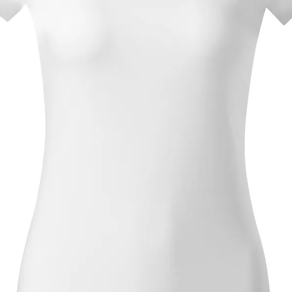 Dames slim fit T-shirt met ronde halslijn - Zacht taps toelopende snit